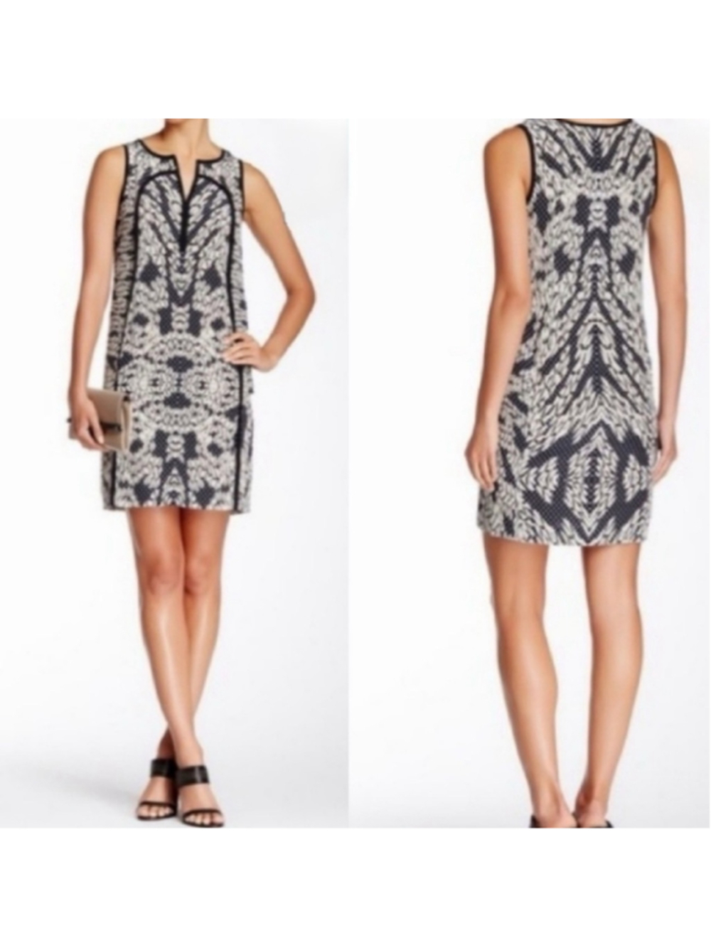 Diane Von Furstenberg Mila Silk Slip on sleeveless mini Dress Sz 0